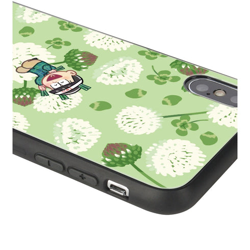 『おそ松さん』チョロ松 Botania 角丸強化ガラスiPhoneケース